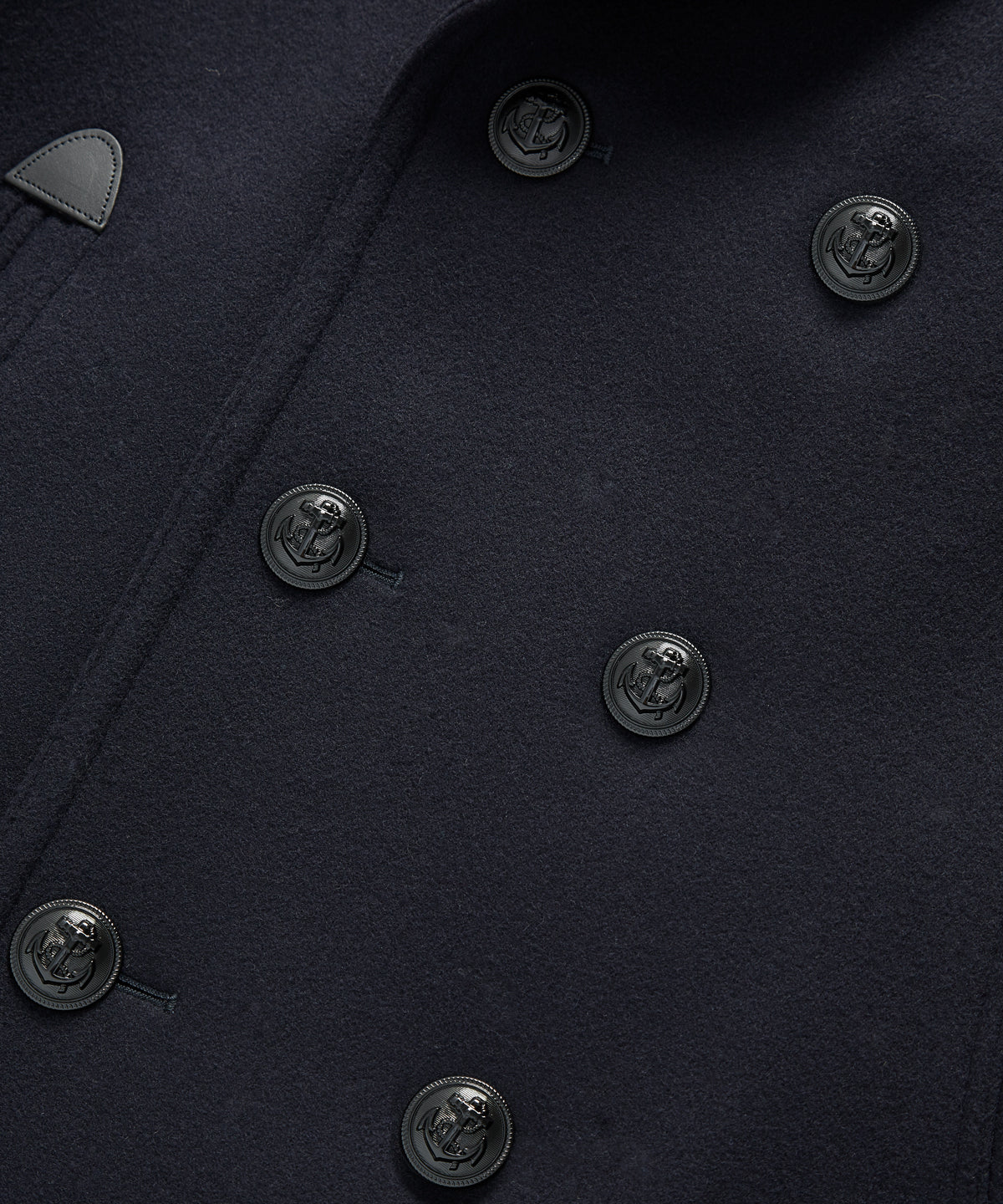 Load image into Gallery viewer, Chatham Peacoat Merino Wool Navy