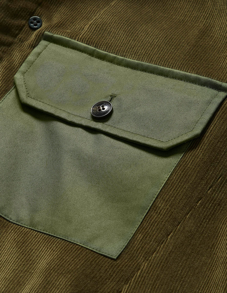 Countryman Grenfell Cloth Green and Corduroy