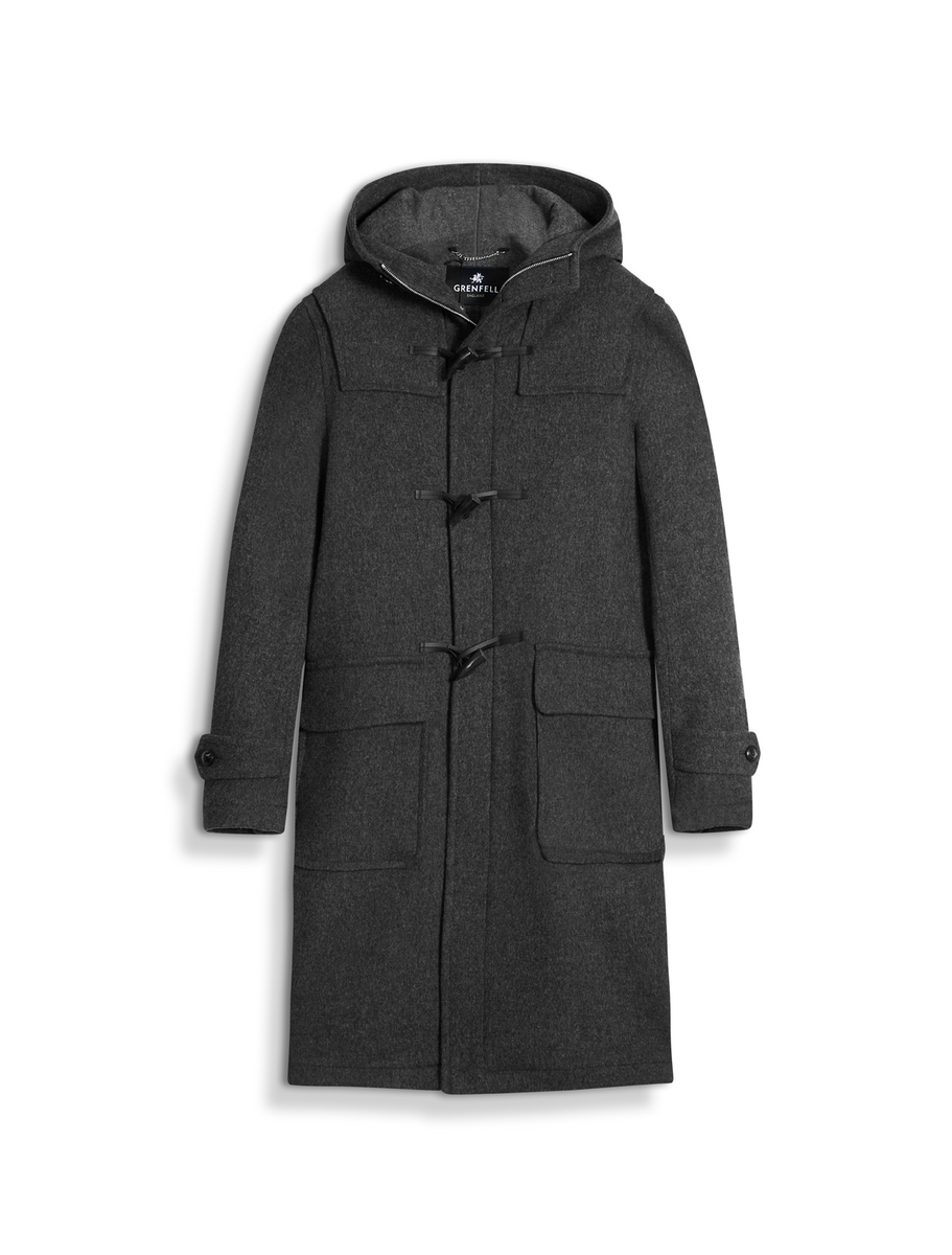 Original Duffle Coat Merino Wool Grey Grenfell