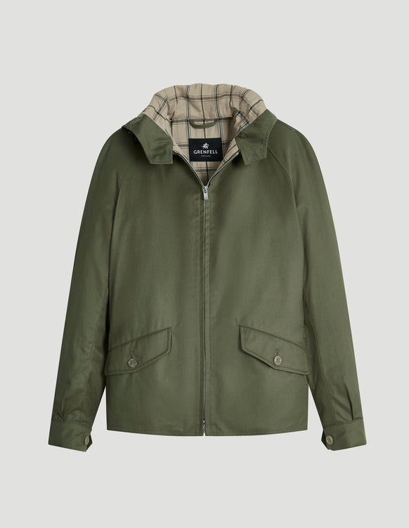 Hooded Golfer Grenfell Cloth Olive