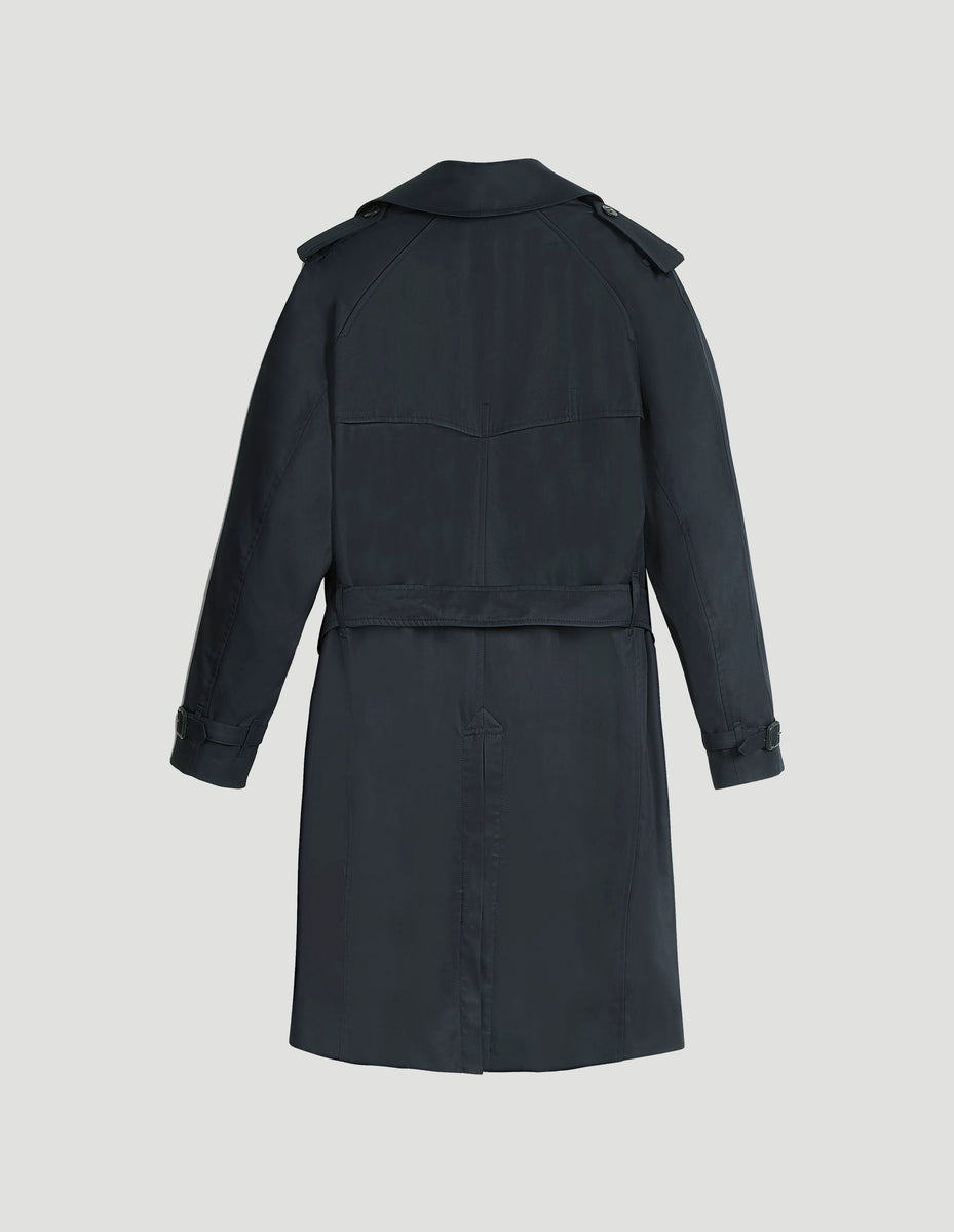 Kensington Trench Coat Grenfell Cloth Navy