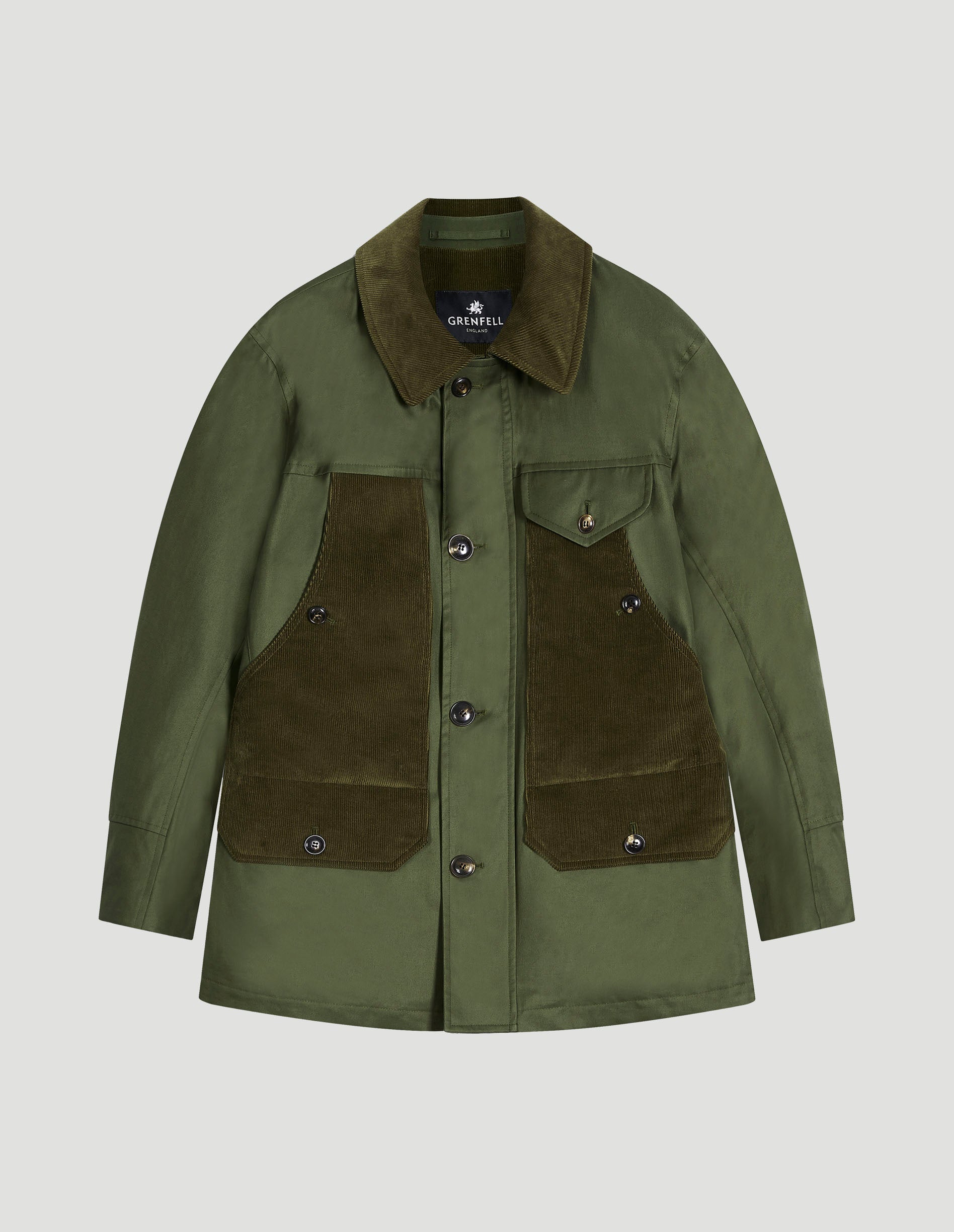 超大特価 Cloth Grenfell Countryman Green Corduroy and ジャケット・アウター