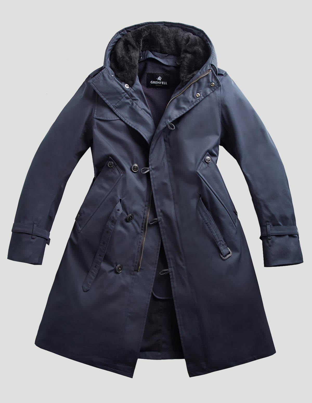 Load image into Gallery viewer, Helvellyn Cotton Gabardine Navy