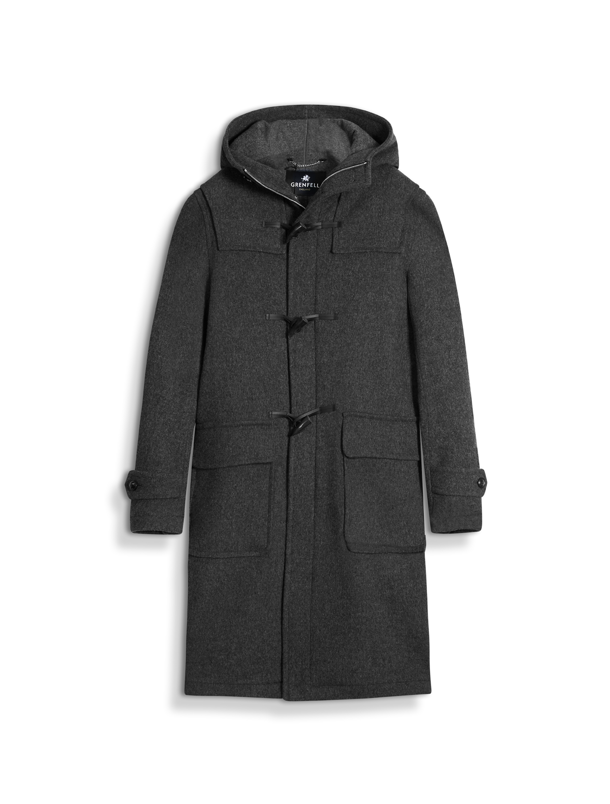 Load image into Gallery viewer, Original Duffle Coat Merino Wool Grey