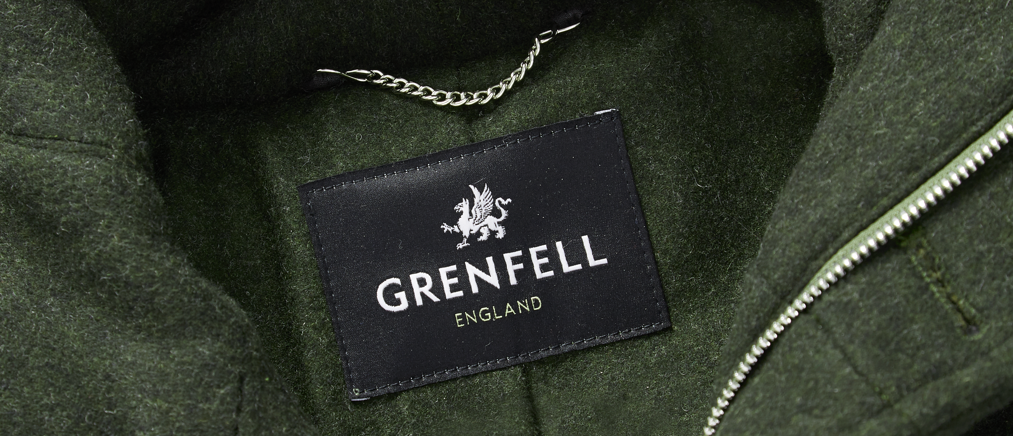 Original Duffle Coat Merino Wool Green – Grenfell