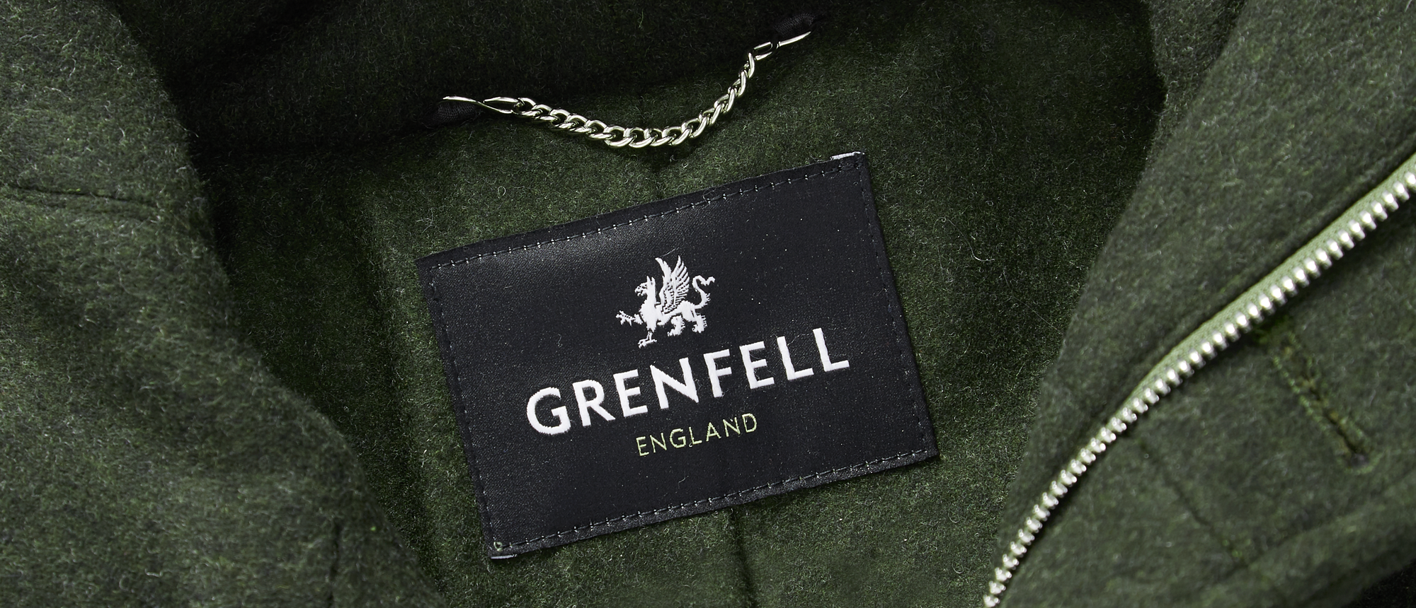 Original Duffle Coat Merino Wool Green – Grenfell Original Duffle Coat Merino Wool Green – Grenfell