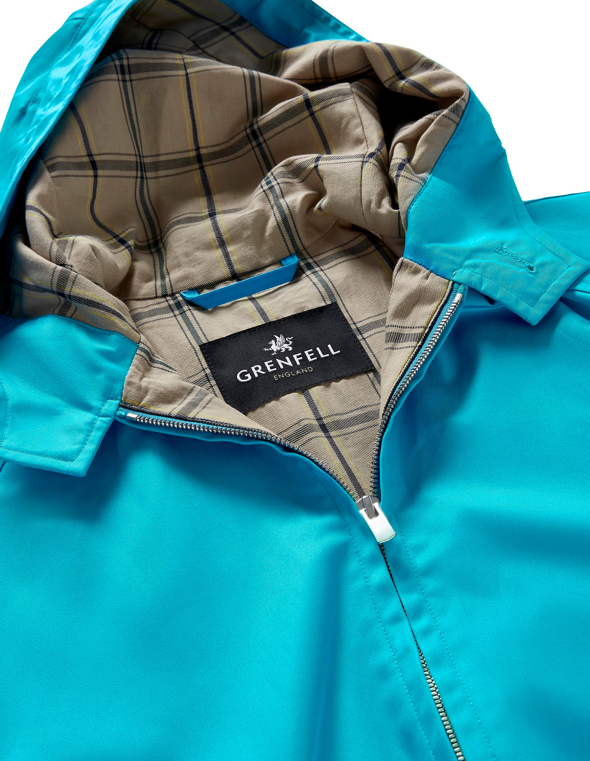 Load image into Gallery viewer, Hooded Golfer Grenfell Cloth Aqua