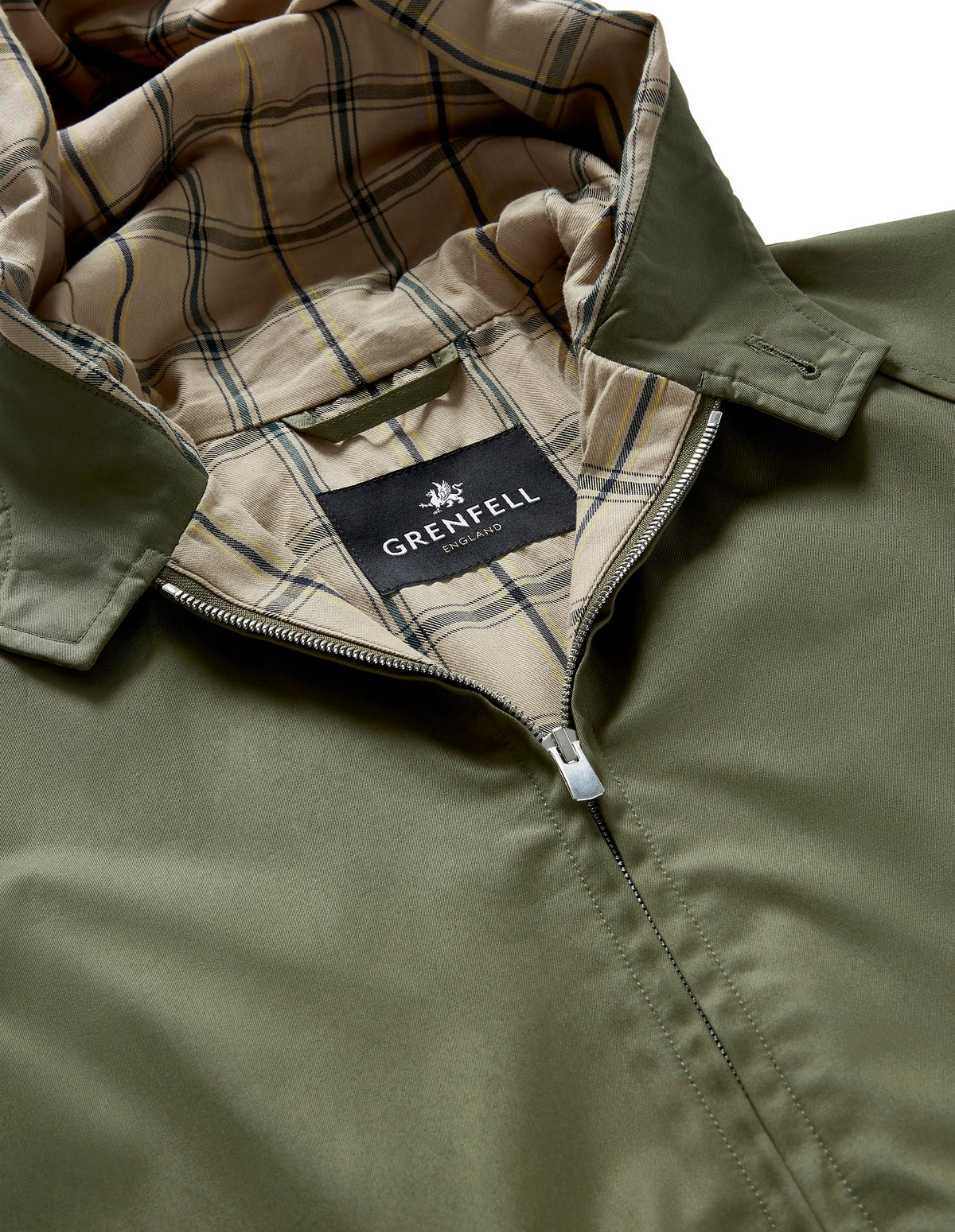 Load image into Gallery viewer, Hooded Golfer Grenfell Cloth Olive