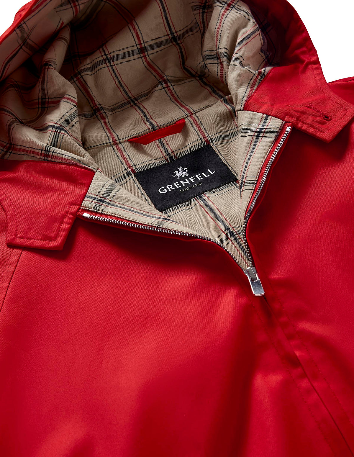 Load image into Gallery viewer, Hooded Golfer Grenfell Cloth Red