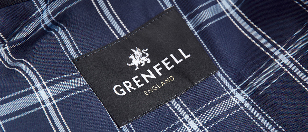 Load image into Gallery viewer, Harrington Peached Cotton Navy