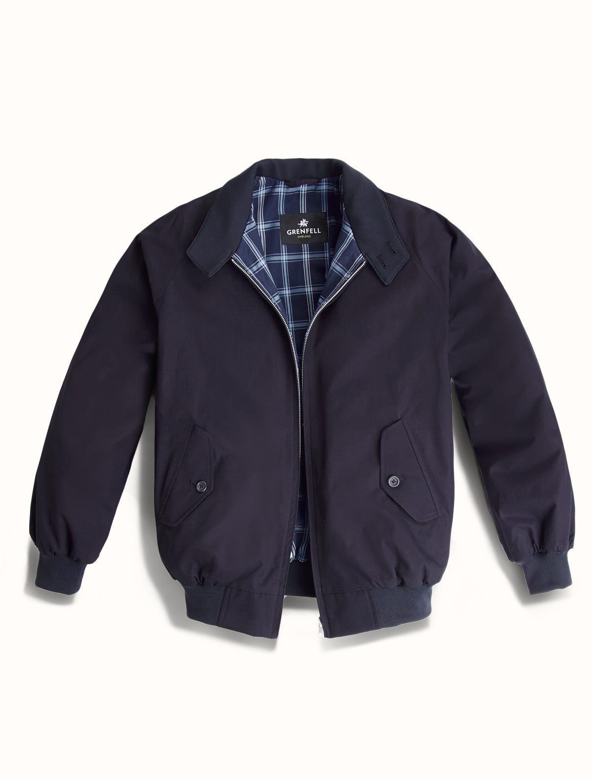 Load image into Gallery viewer, Harrington Peached Cotton Navy
