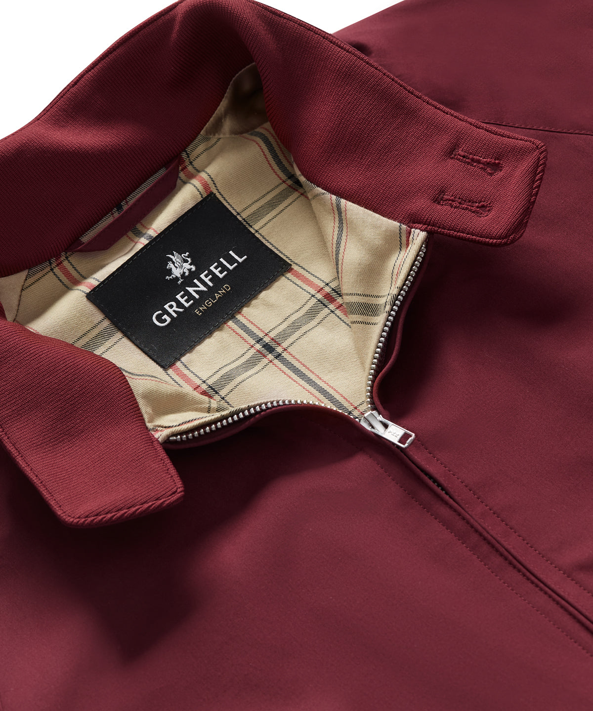 Load image into Gallery viewer, Harrington Peached Cotton Burgundy