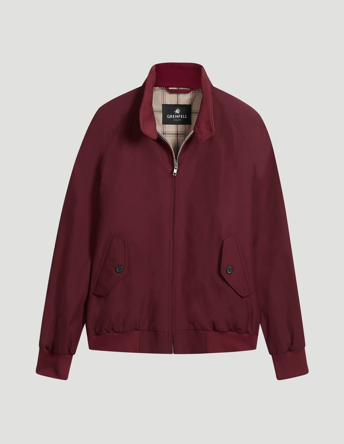 Load image into Gallery viewer, Harrington Peached Cotton Burgundy