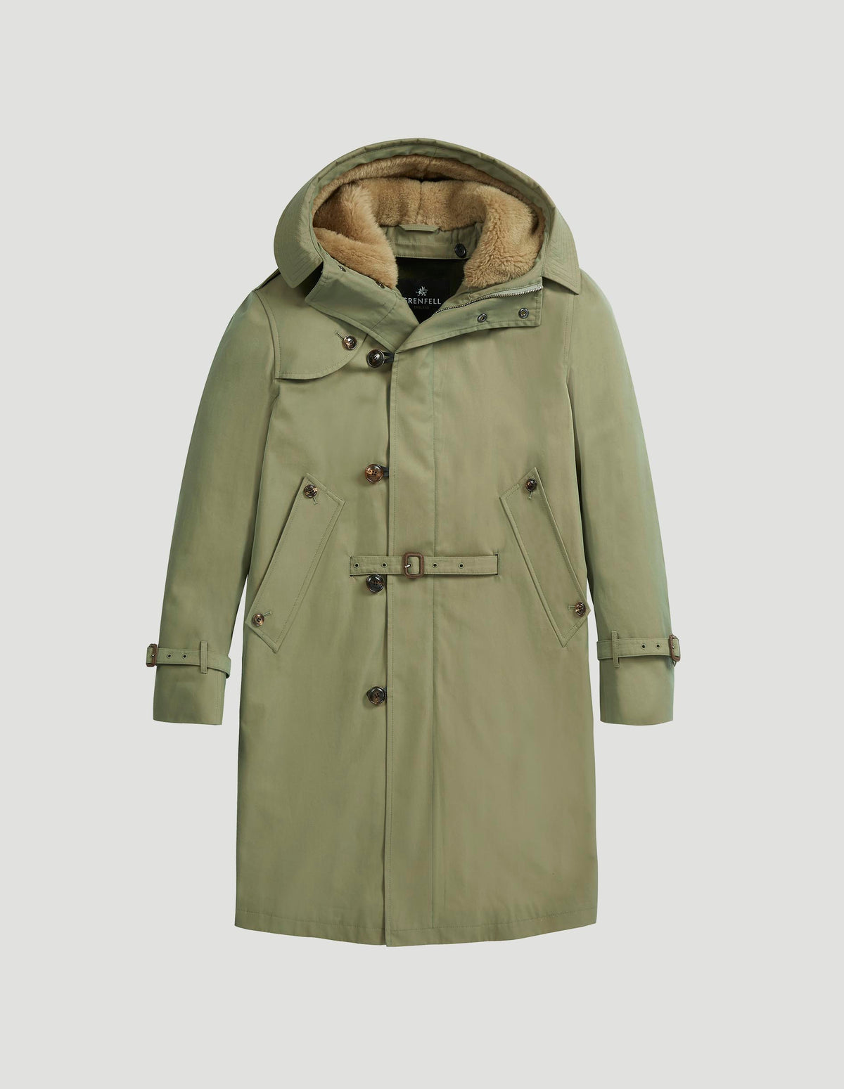 Load image into Gallery viewer, Helvellyn Cotton Gabardine Sage