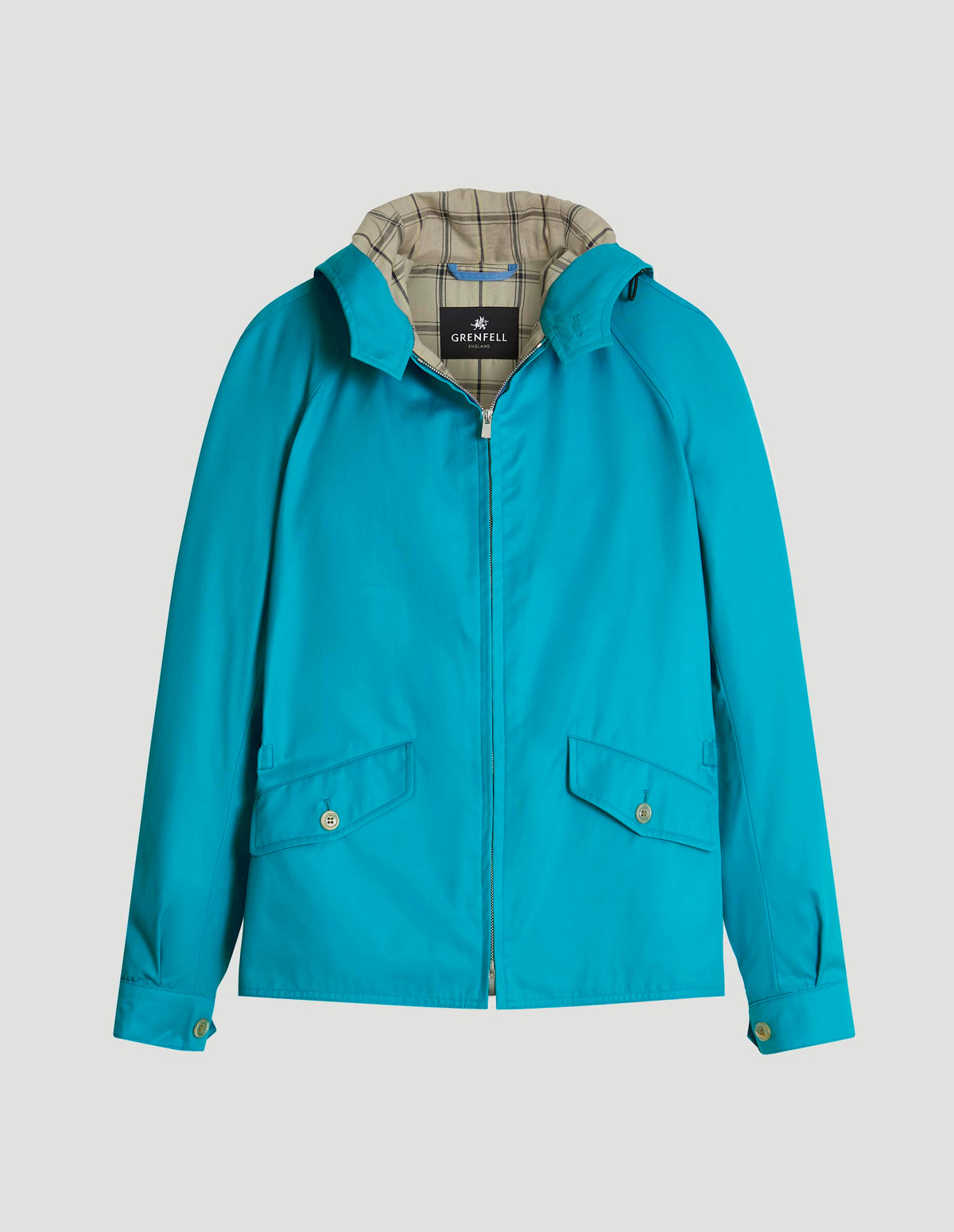 Load image into Gallery viewer, Hooded Golfer Grenfell Cloth Aqua