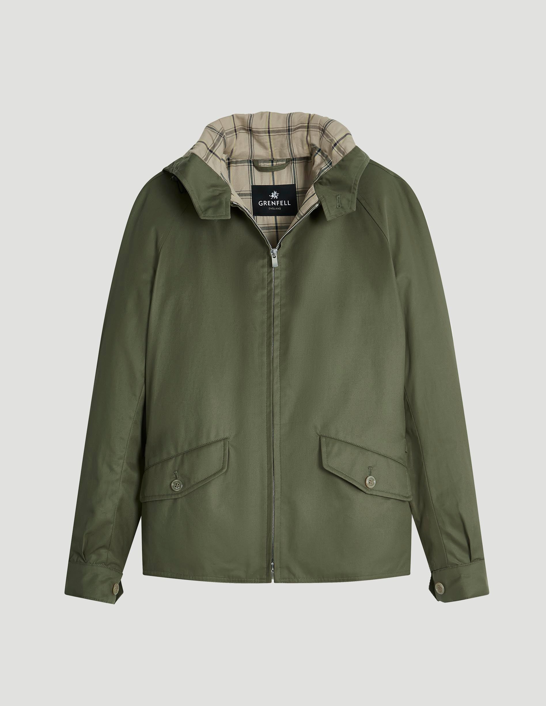 Hooded Golfer Grenfell Cloth Olive