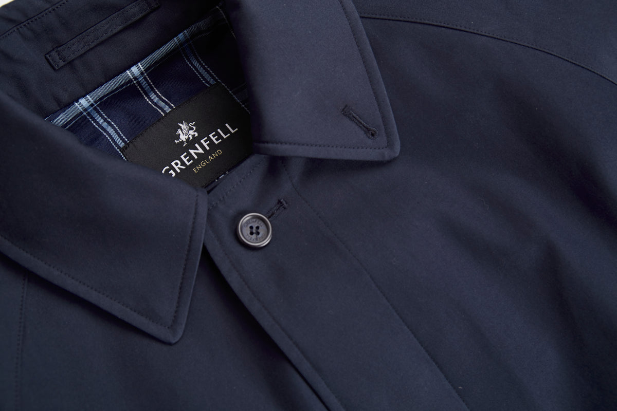 Load image into Gallery viewer, Campbell Cotton Gabardine Navy