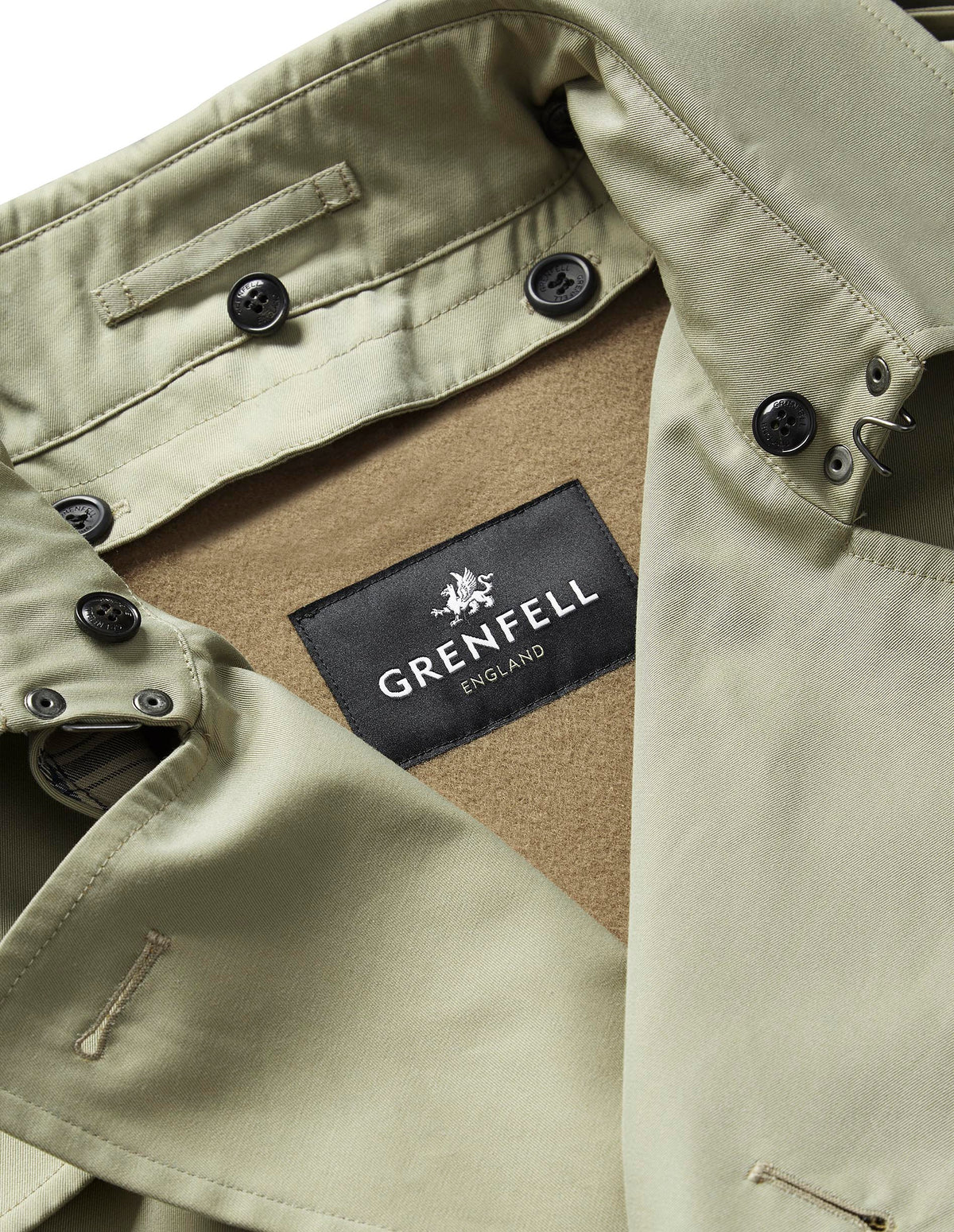 Load image into Gallery viewer, Kensington Trench Coat Cotton Gabardine Beige