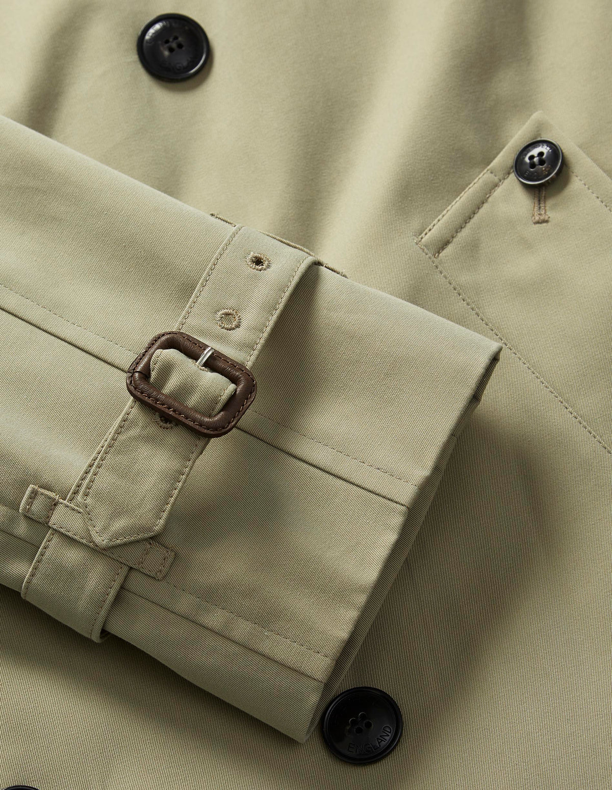 Load image into Gallery viewer, Kensington Trench Coat Cotton Gabardine Beige