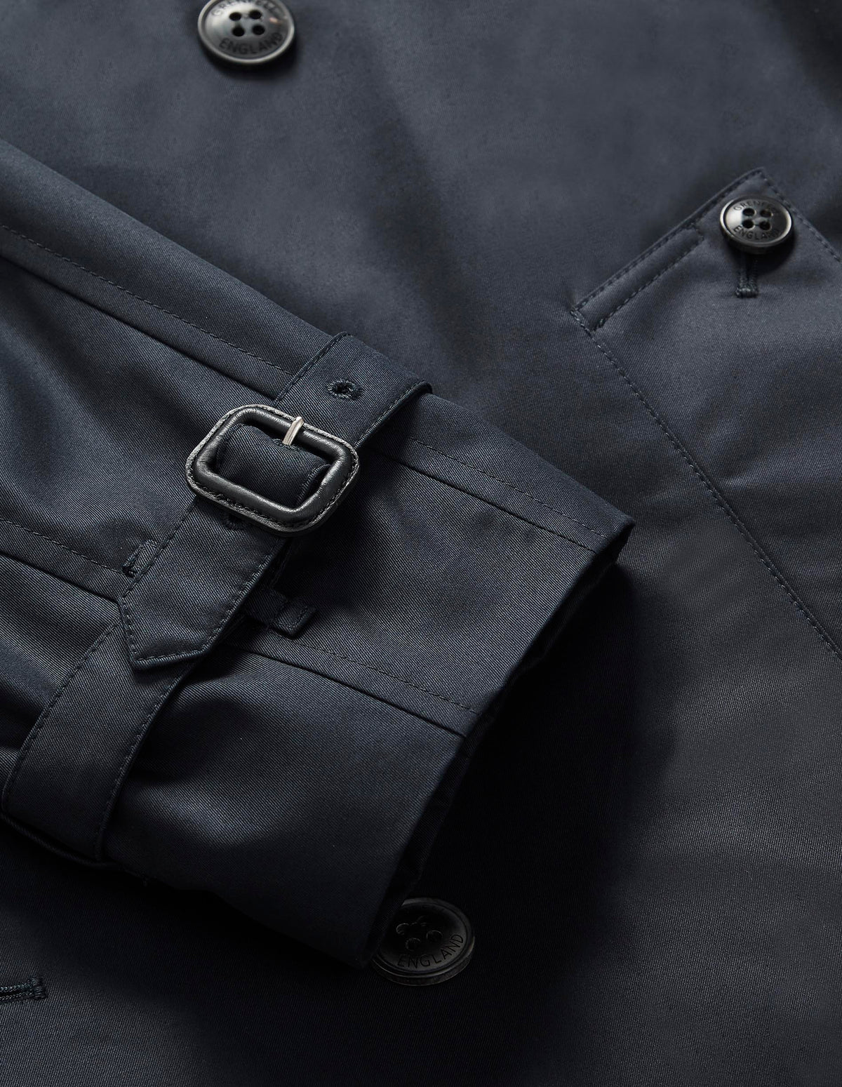 Load image into Gallery viewer, Kensington Trench Coat Grenfell Cloth Navy