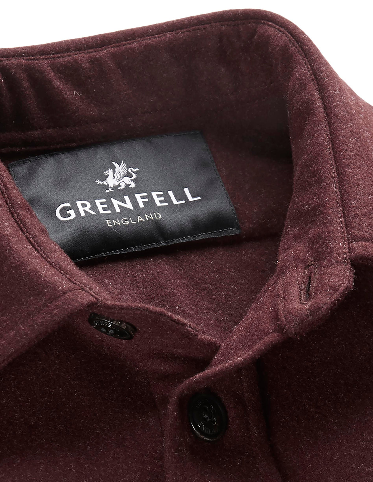 Load image into Gallery viewer, Overshirt Merino Wool Burgundy