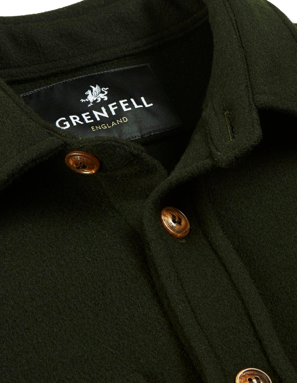 Load image into Gallery viewer, Overshirt Double Faced Wool Green