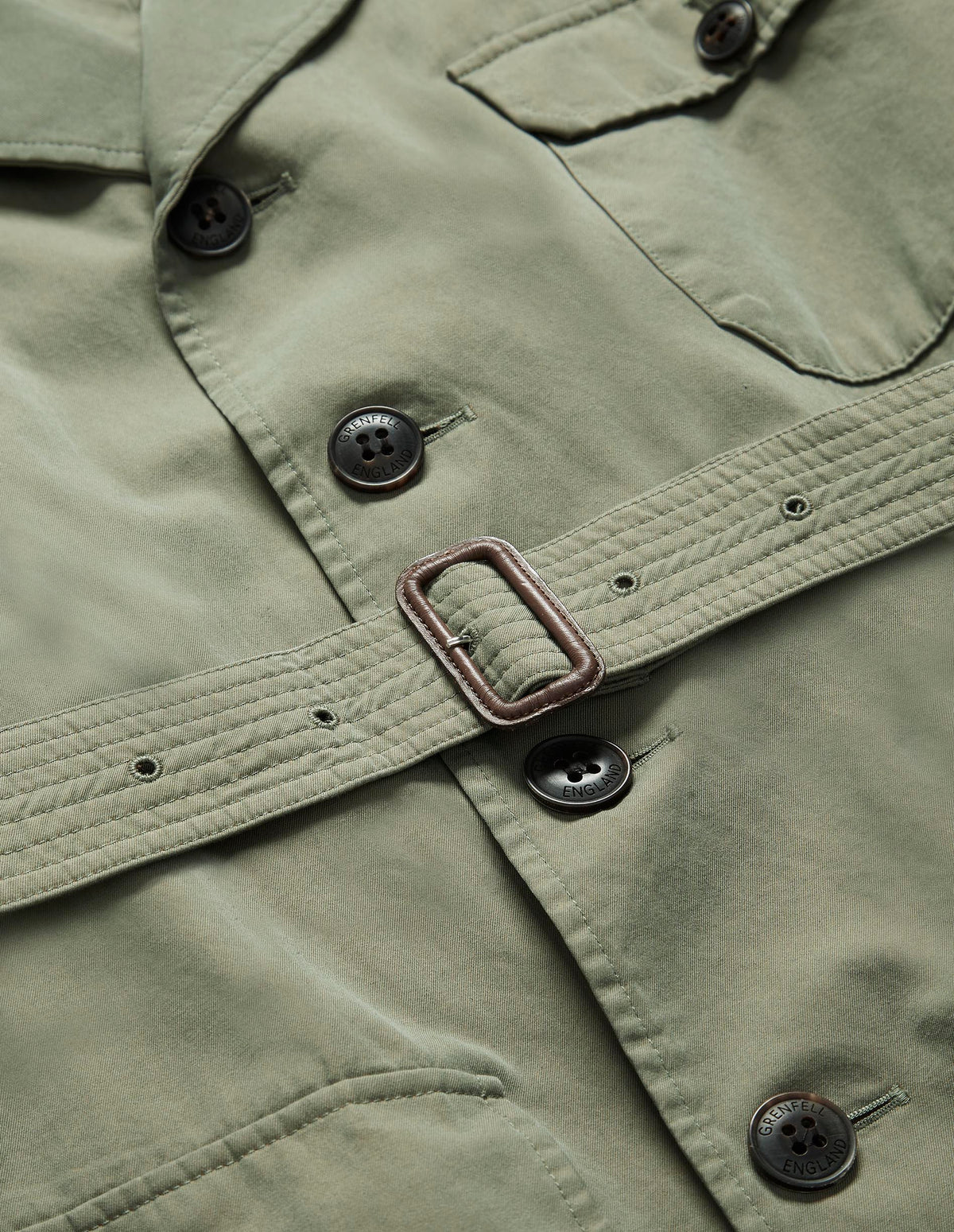 Load image into Gallery viewer, Shooter Cotton Gabardine Laundered Sage