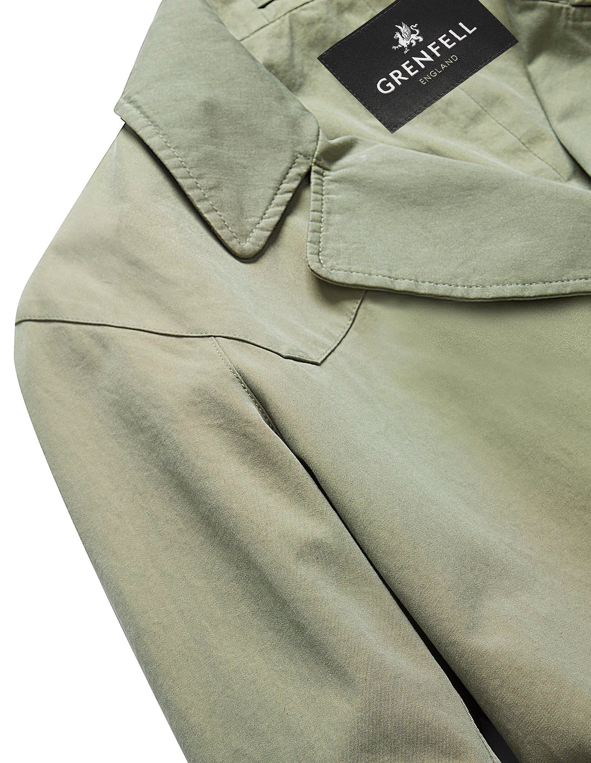 Load image into Gallery viewer, Shooter Cotton Gabardine Laundered Sage