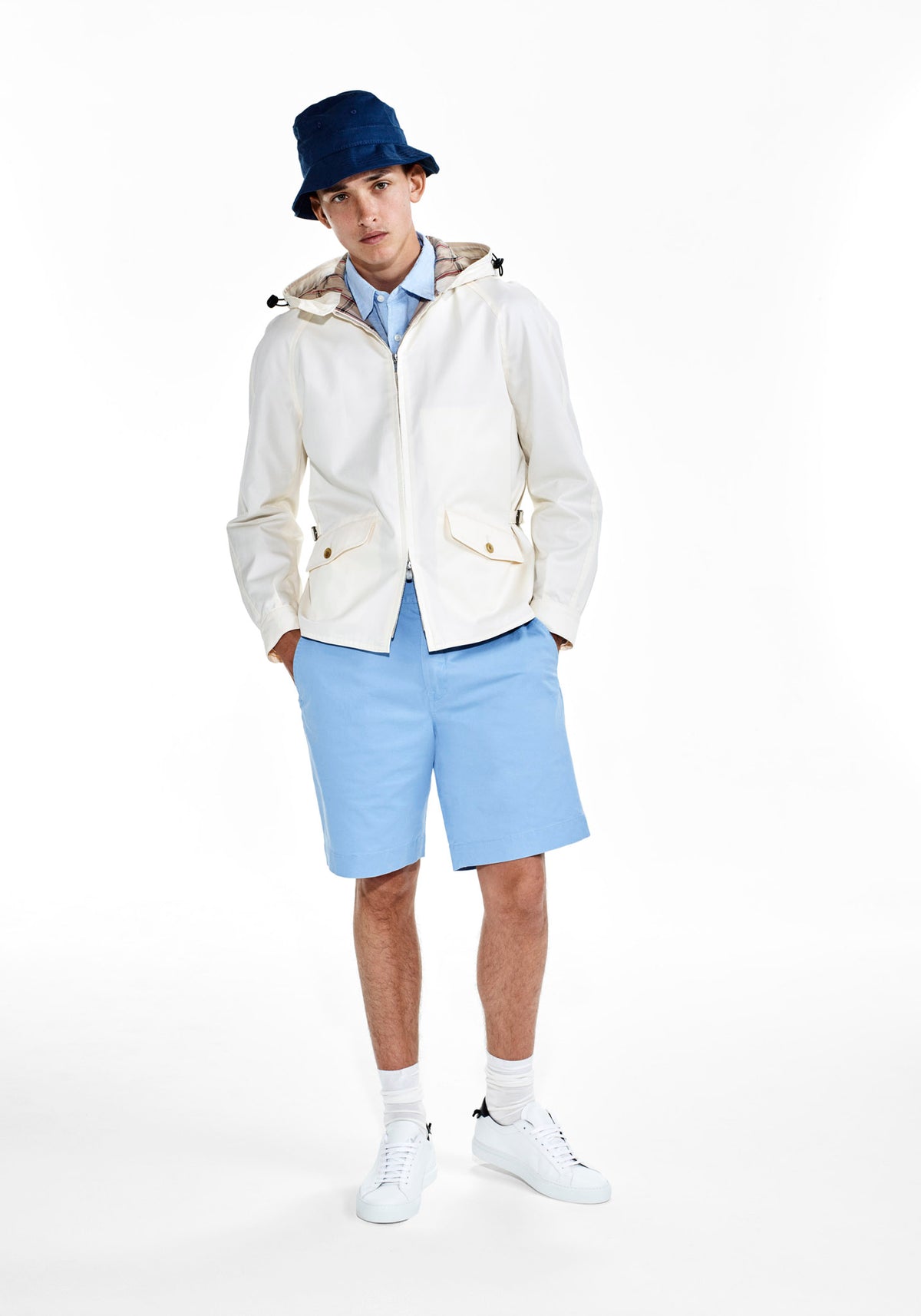 Load image into Gallery viewer, Hooded Golfer Grenfell Cloth Off-White